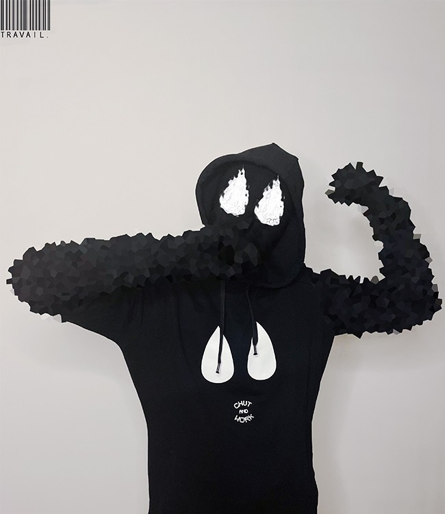 HOODIE " CHUT & WORK "